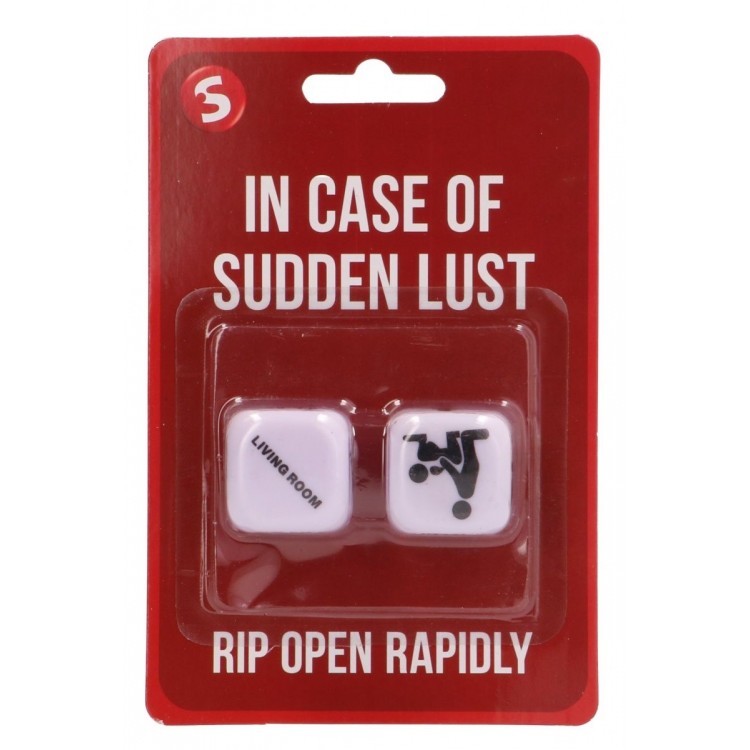 Игральные кубики In Case Of Sudden Lust Sex Dice