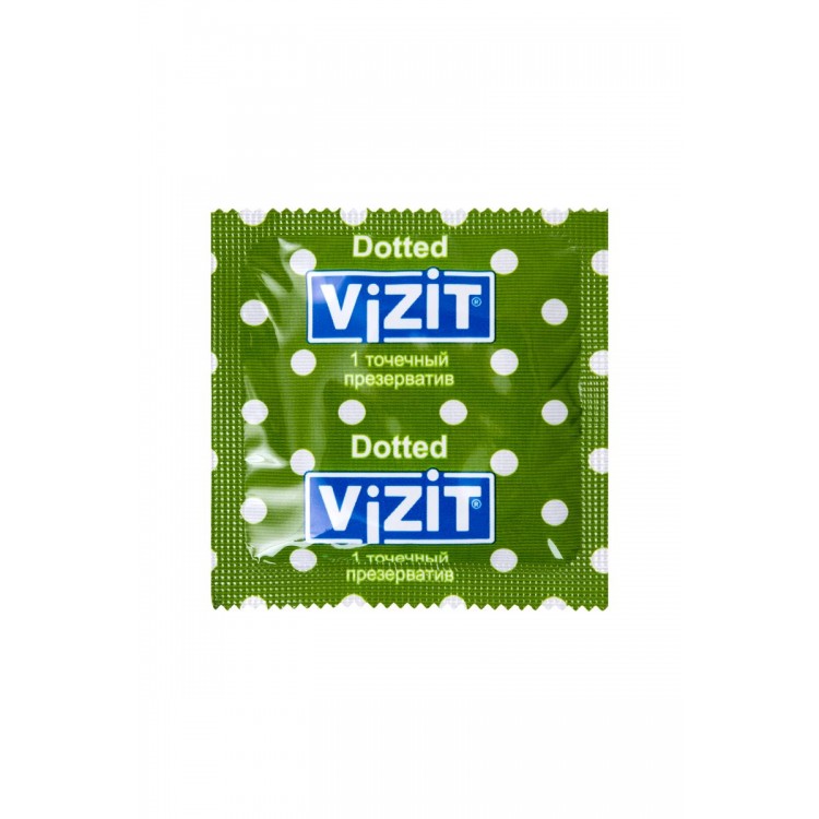 Презервативы с точечками VIZIT Dotted - 3 шт.