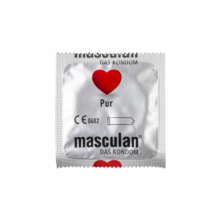 Супертонкие презервативы Masculan Pur - 3 шт.