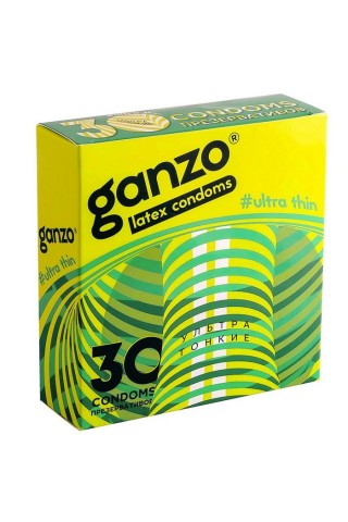 Ультратонкие презервативы Ganzo Ultra thin - 30 шт.