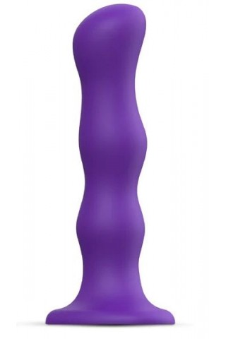 Фиолетовая насадка Strap-On-Me Dildo Geisha Balls size M