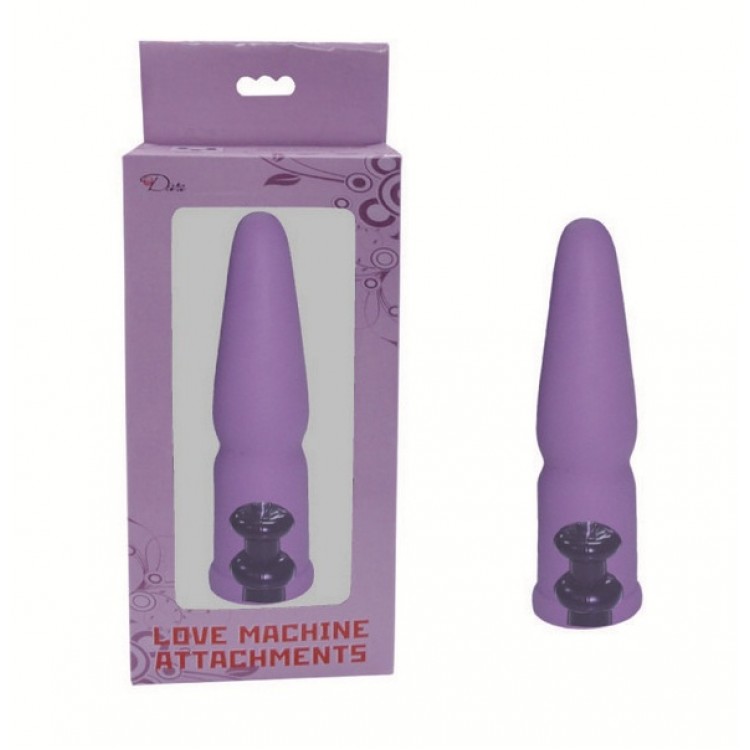 Фиолетовая анальная насадка для секс-машин