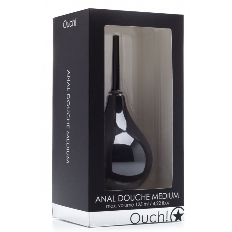 Черный анальный душ Anal Douche Medium