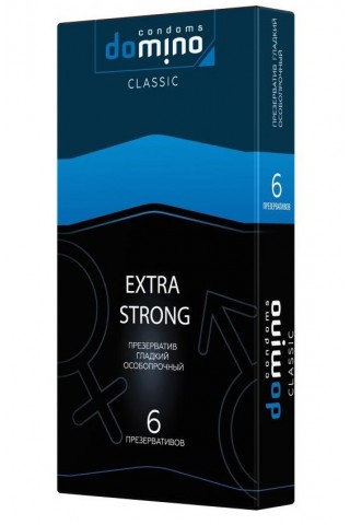 Суперпрочные презервативы DOMINO Extra Strong - 6 шт.