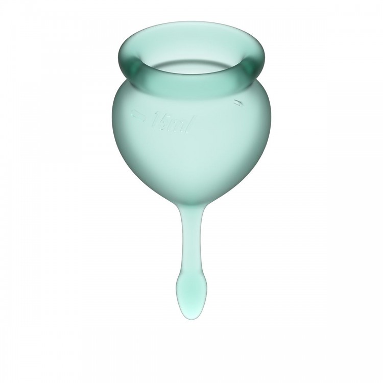 Набор темно-зеленых менструальных чаш Feel good Menstrual Cup