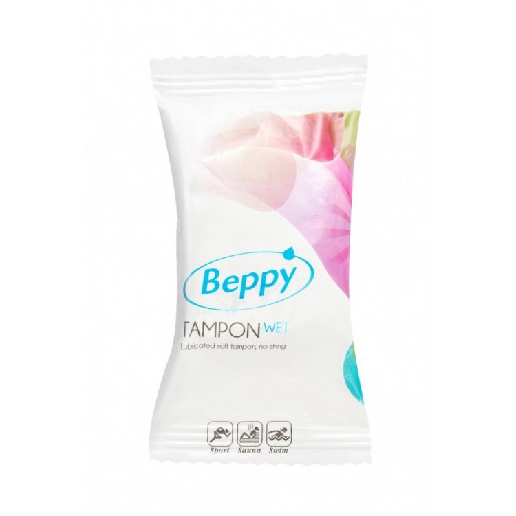 Нежно-розовый тампон-губка Beppy Tampon Wet - 1 шт.