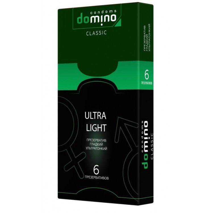 Супертонкие презервативы DOMINO Ultra Light - 6 шт.