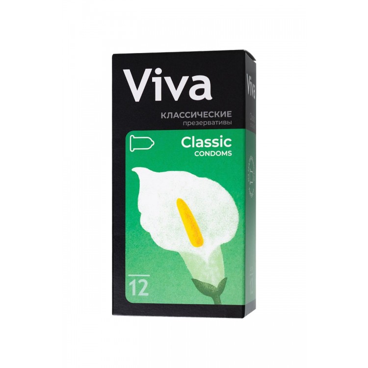 Классические презервативы VIVA Classic - 12 шт. Классические презервативы VIVA Classic - 12 шт.