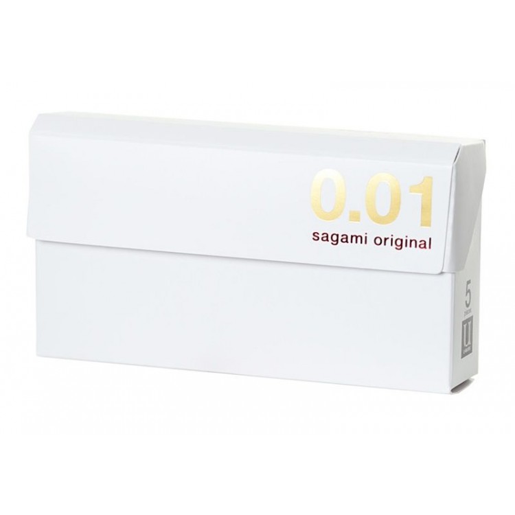 Супер тонкие презервативы Sagami Original 0.01 - 5 шт.