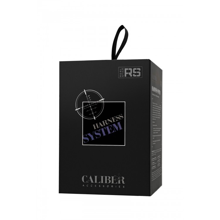 Черные трусики для страпона RealStick CALIBER