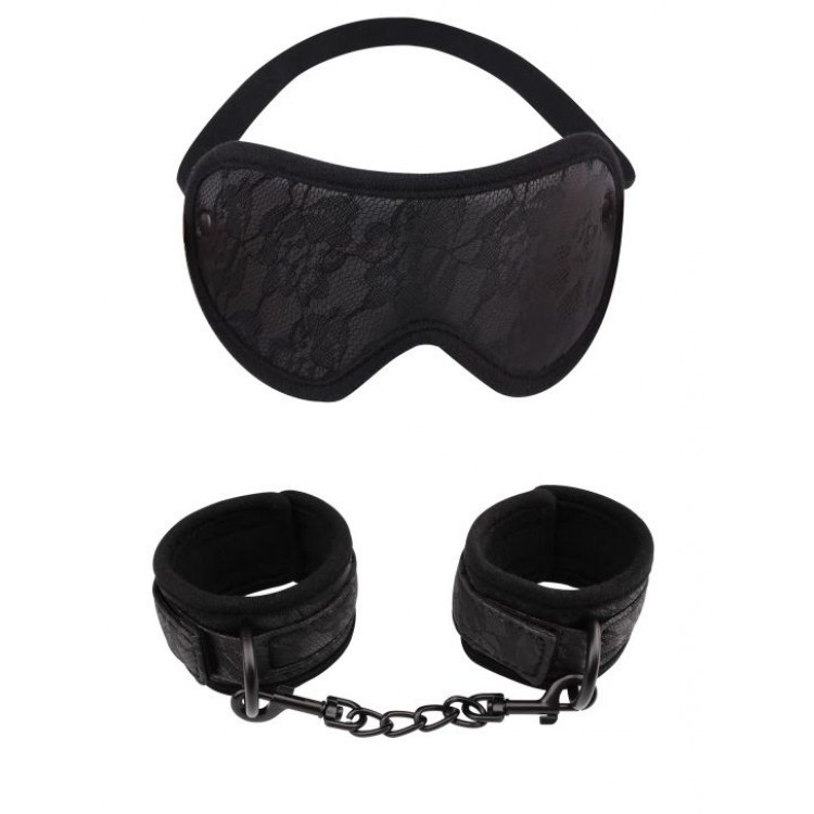 Черный эротический набор Temptation Bondage Kit