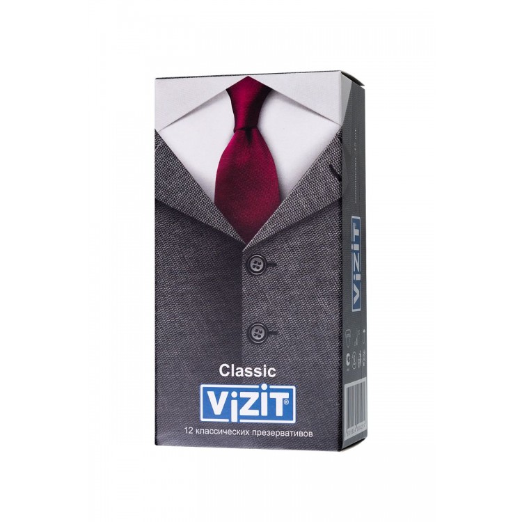 Классические презервативы VIZIT Classic - 12 шт.