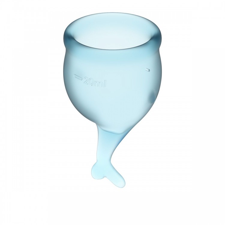Набор голубых менструальных чаш Feel secure Menstrual Cup