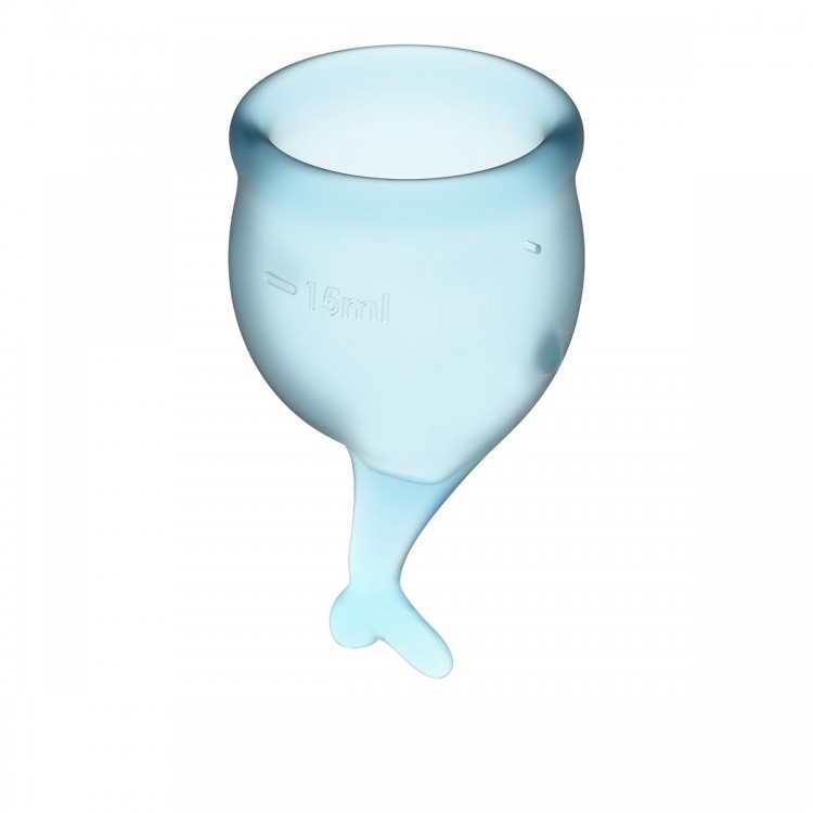 Набор голубых менструальных чаш Feel secure Menstrual Cup