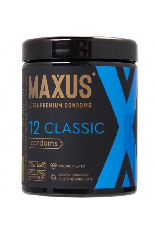 Классические презервативы MAXUS Classic - 12 шт.