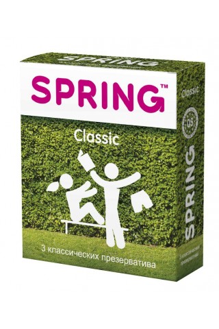 Классические презервативы SPRING CLASSIC - 3 шт.