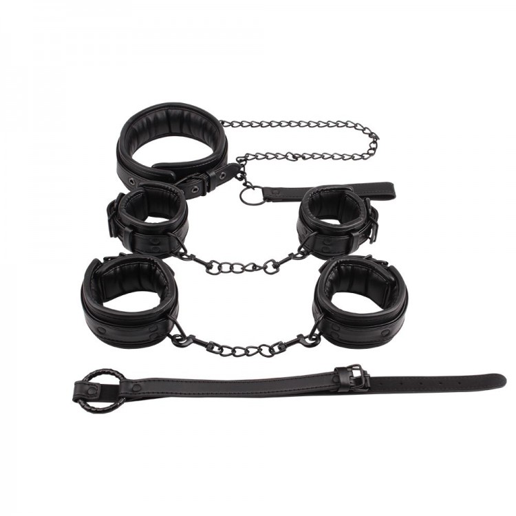 БДСМ-набор из 4 предметов Deluxe Bondage Kit БДСМ-набор из 4 предметов Deluxe Bondage Kit