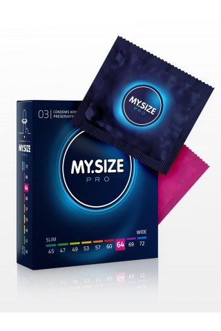 Презервативы MY.SIZE размер 64 - 3 шт.