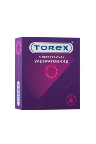 Презервативы Torex "Ультратонкие" - 3 шт.