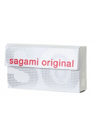 Ультратонкие презервативы Sagami Original 0.02 - 6 шт.