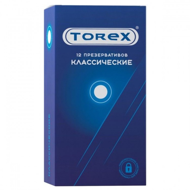 Гладкие презервативы Torex "Классические" - 12 шт.