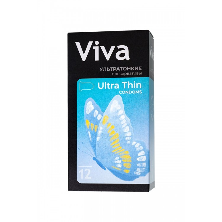 Ультратонкие презервативы VIVA Ultra Thin - 12 шт.
