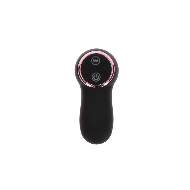 Синяя анальная вибропробка Buttocks The Wild Magn Pulse Vibrating Plug - 15 см.