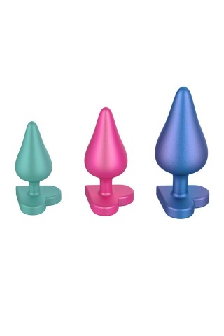 Набор из 3 анальных пробок Romp Luster