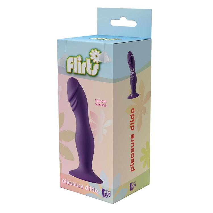 Фиолетовый фаллоимитатор Pleasure Dildo - 14,6 см.