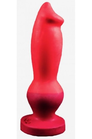 Красный фаллоимитатор "Стаффорд large" - 26 см.