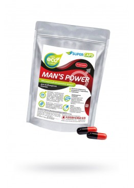 Капсулы для мужчин Man's Power+Lcamitin с гранулированным семенем - 2 капсулы (0,35 гр.)