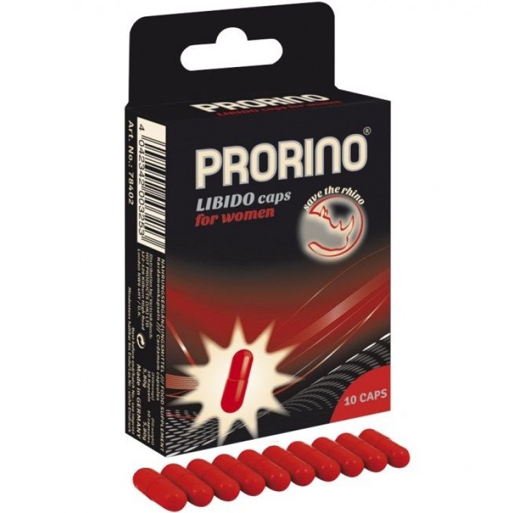 БАД для женщин ero black line PRORINO Libido Caps - 10 капсул