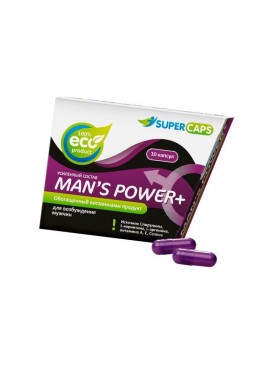 Капсулы для мужчин Man's Power+ с гранулированным семенем - 10 капсул (0,35 гр.)