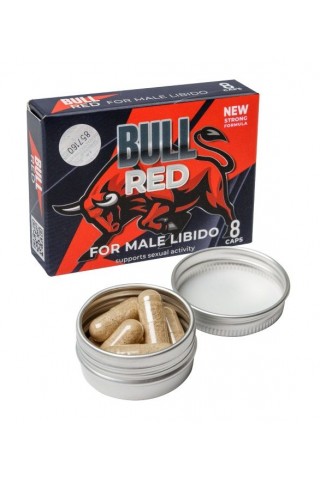 Пищевой концентрат для мужчин BULL RED - 8 капсул