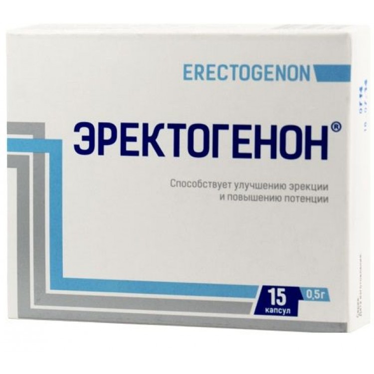 БАД для мужчин "Эректогенон" - 15 капсул (0,5 гр.)