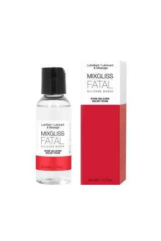 Силиконовый флюид с ароматом розы Mixgliss Fatal Velvet Rose - 50 мл.