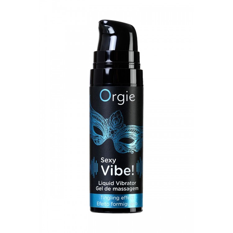 Гель для массажа ORGIE Sexy Vibe Liquid Vibrator с эффектом вибрации - 15 мл.