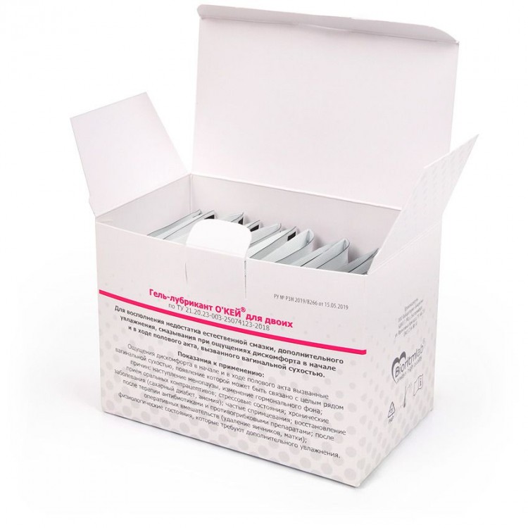 Гель-лубрикант "Окей для двоих" - 25 саше по 4 гр.