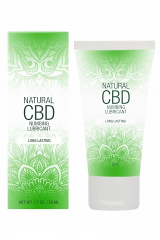 Лубрикант с пролонгирующим эффектом Natural CBD Numbing Lubricant - 50 мл.