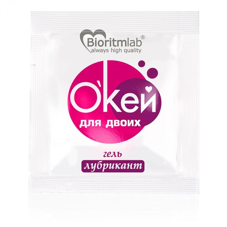 Гель-лубрикант "Окей для двоих" - 25 саше по 4 гр.