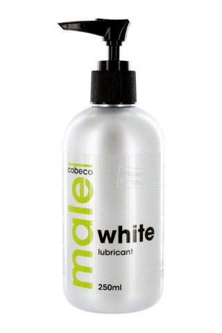 Анальная смазка на водной основе MALE Cobeco White Lubricant - 250 мл.