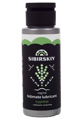 Интимный лубрикант на водной основе SIBIRSKIY с ароматом кипариса - 100 мл.