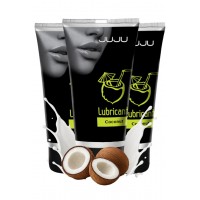 Набор из 3 съедобных лубрикантов JUJU со вкусом кокоса