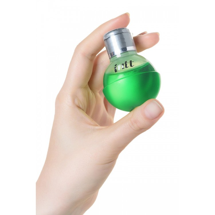 Массажное масло FRUIT SEXY Mint с ароматом мяты и разогревающим эффектом - 40 мл.