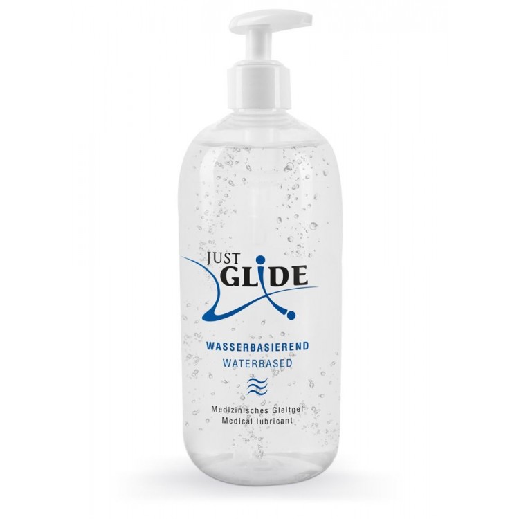 Гель-смазка на водной основе Just Glide с дозатором - 500 мл.