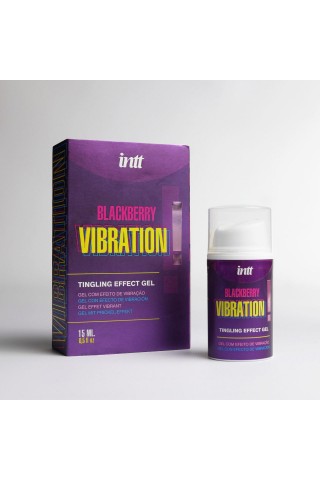 Стимулирующий гель с эффектом вибрации Blackberry Vibration - 15 мл.