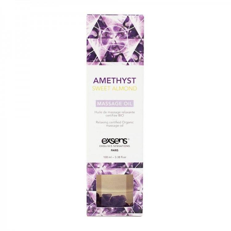 Органическое массажное масло AMETHYST SWEET ALMOND - 100 мл.