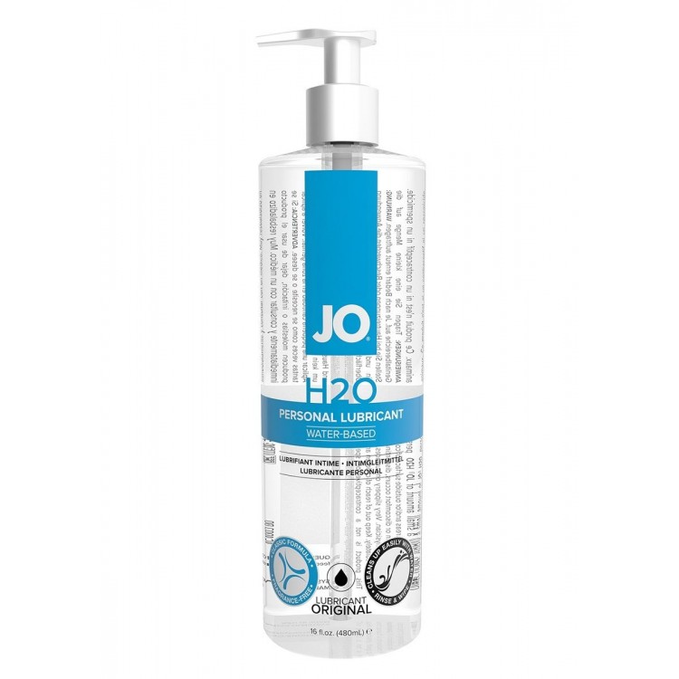 Лубрикант на водной основе JO Personal Lubricant H2O с дозатором - 480 мл.