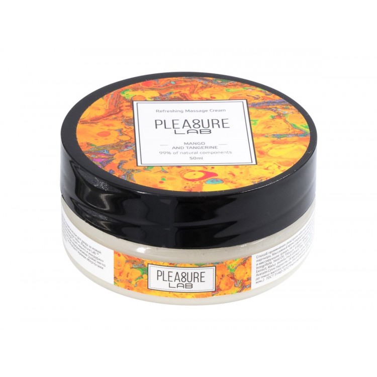 Массажный крем Pleasure Lab Refreshing с ароматом манго и мандарина - 50 мл. Массажный крем Pleasure Lab Refreshing с ароматом манго и мандарина - 50 мл.