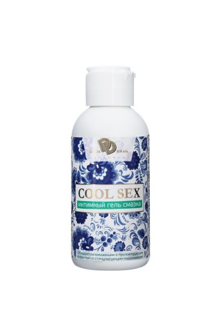 Интимная гель-смазка COOL SEX с легким пролонгирующим эффектом - 100 мл.